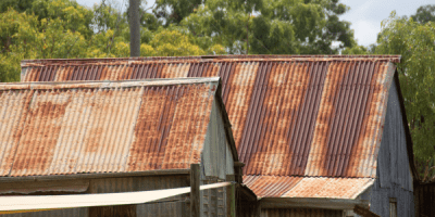 rusted roof - building and pest
