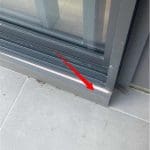 Loose support to door Loose support to door